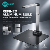 Caméra-scanner de documents A3 OEM ODM GP1300AF-4S 8MP à mise au point automatique en aluminium avec logiciel OCR intégré pour projets de bureau
