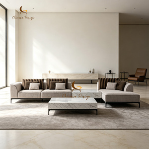 Muebles Chicasa, Juego de Muebles Italianos para el Hogar, Seccionales en Forma de L para Salas de Estar - Product Image 1
