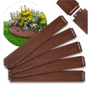 <span class=keywords><strong>Bordure</strong></span> métallique rouillée Corten personnalisée pour l'aménagement paysager, <span class=keywords><strong>Bordure</strong></span> de <span class=keywords><strong>jardin</strong></span> en métal pour bordures de pelouses et parterres de fleurs - Product Image 4