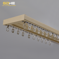 Nouvelles innovations Rail de rideau double rail de rideau monté au plafond avec accessoires pour fenêtre à usage domestique