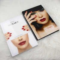 Vente en gros de nuancier pour ongles, vernis à ongles en gel acrylique portable, nuancier, boîte d'affichage, livre avec conseils pratiques pour ongles
