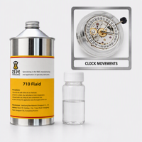 Huile de silicone 710 fluide pour l'impregnation sous vide des roulements frittés, la lubrification des moteurs de ventilateurs de fours haute température