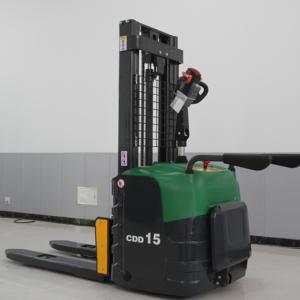 RELILIFT CDD1530 1.5 Ton Stand-On <strong>Narrow</strong> <strong>Aisle</strong> <strong>Pallet</strong> <strong>Truck</strong> | 2560mm <strong>Aisle</strong> Width Two-Stage Mast Lead-Acid Battery - Product Image 1