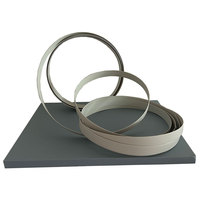 Bande de chant PVC ABS à surface fine, matériau écologique, épaisseur personnalisée pour le scellement des bords de meubles d'intérieur