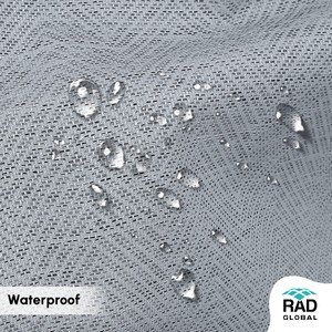 Rideaux d'extérieur imperméables gris argenté de qualité supérieure avec une élégance minimaliste moderne pour des espaces extérieurs élégants - Product Image 6
