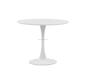 I tavoli da pranzo rotondi del tulipano del MDF di legno bianco impostano il tavolino da caffè per il <span class=keywords><strong>tavolo</strong></span> del tulipano del soggiorno del ristorante - Product Image 2