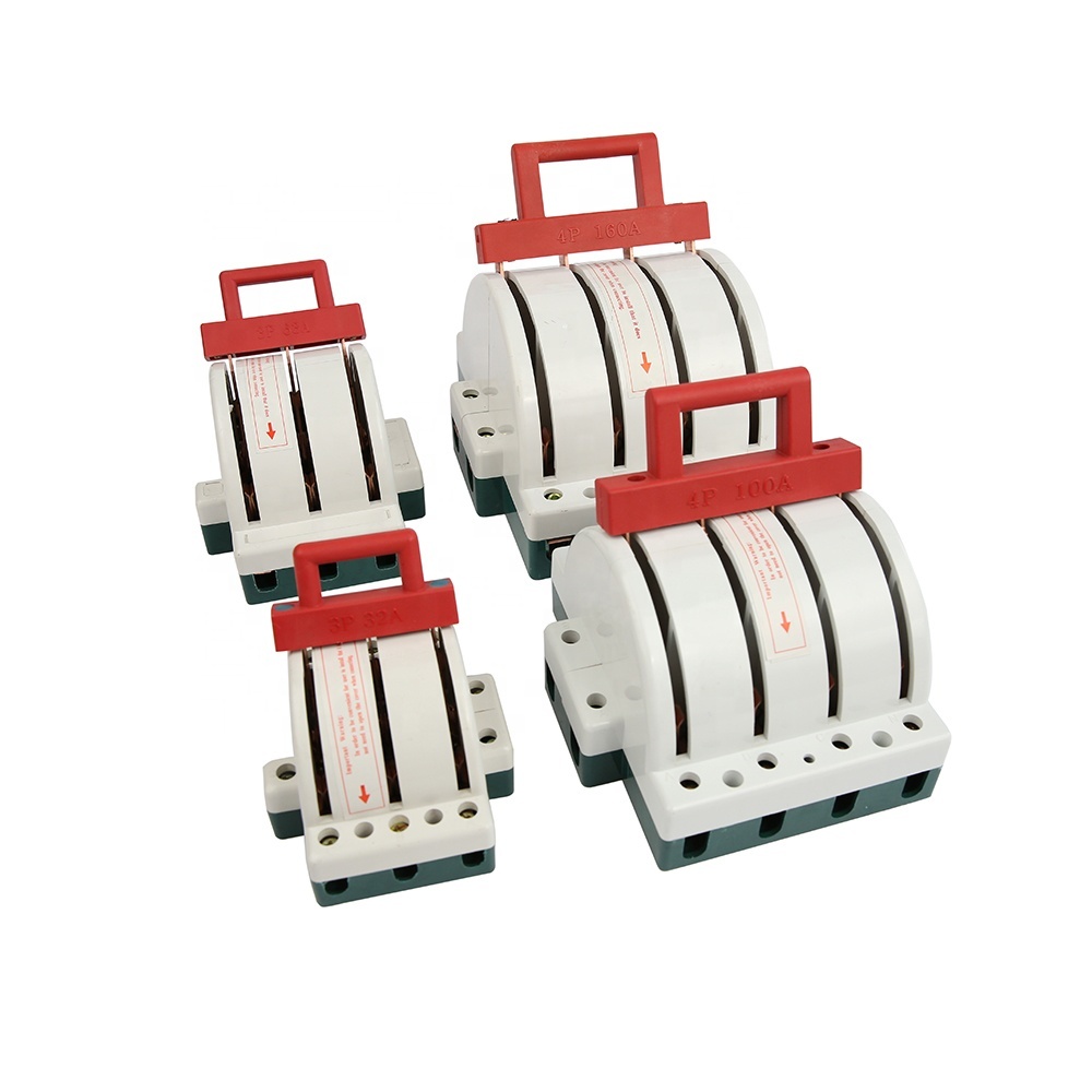Offres Spéciales 2P 63A CUIVRE Double Jet Changement Sur Interrupteur À Couteau En Plastique