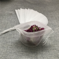 10*6.5cm biologisch abbaubare verpackungen materialien mais faser leer tee tasche