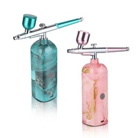 Saint Valentin cadeau nouvelle tendance léopard gâteau nail art machine fond de teint maquillage aérographe compresseur kit pour chaussures