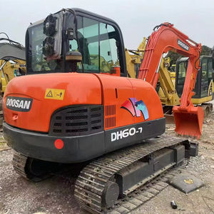 DoosanDH60ขุดมือสองเครื่องจักรขนาดเล็ก6ตันของเกาหลี DH70ตีนตะขาบมีสภาพดี - Product Image 1