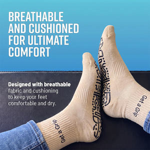 Calcetines Antideslizantes BiLu para Mujer con Agarre, Certificación OEKO-TEX, Logotipo Personalizado, Color OEM, Calcetines de Algodón para Pilates y Yoga - Product Image 2