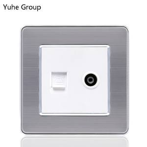 Home appliance <b>accessories</b> wall socket, telephone+data <b>computer</b> socket 16A EU telephone+data wall socket - Product Image 4