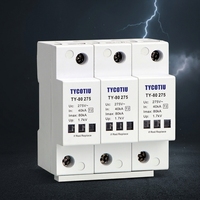 Parafoudre industriel TYCOTIU TY-80 275 3P T2 AC 80kA pour équipement électronique