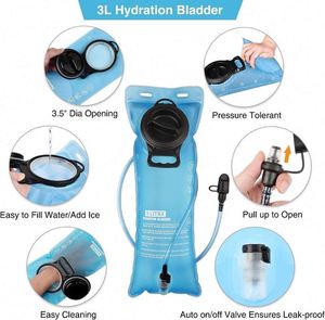 Camelbek Free Sample <b>Hydration</b> Backpack with 3L TPU Water <b>Bladder</b>, Tactical Molle Water Backpack for Men Women, <b>Hydration</b> Pack - Product Image 2
