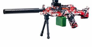 Pistola Gel completamente automatica a caldo Ak47 <span class=keywords><strong>Uzi</strong></span> M416 M4 Blaster pistola elettrica Splatter - Product Image 6