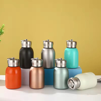 Cadeaux de Noël, tasse isotherme portable en acier inoxydable à double paroi, écologique, avec logo personnalisé imprimé, 300 ml, pour café, lait