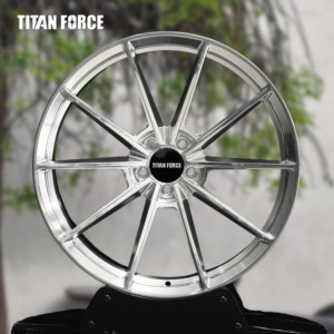Ruedas forjadas TITAN FORCE 21x9 21x10.5 5x112 5x130 de 10 radios, completamente pulidas, para Mercedes Benz <span class=keywords><strong>Maybach</strong></span> S680 GLS600 - Product Image 2