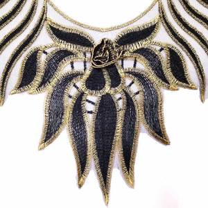 Aplique de encaje para cuello, bordado Floral, grande - Product Image 4