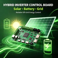 Placa de Control del Inversor Híbrido, PCB PCBA, Placa Principal del Controlador para Sistema de Almacenamiento de Energía con Inversor Híbrido Solar Fuera de la Red