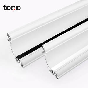 カラーカバー<span class=keywords><strong>LED</strong></span>リニアプロファイルライト主な照明アルミ合金石膏ラインコーナー天井チャンネルアルマイト表面 - Product Image 3