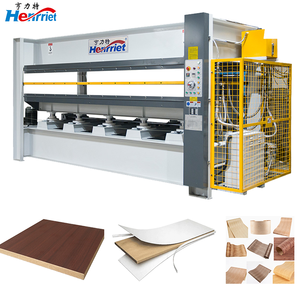 Presse à chaud automatique pour le travail du bois, pour placage de bois, panneaux de porte en bois, panneaux de meubles, laminage de panneaux PVC de qualité - Product Image 1