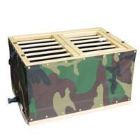 Cage de libération pliable et portable en bois MJF PT-36 pour pigeons, idéale pour l'entraînement et les compétitions