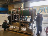 Machine à glaçons tubulaires automatique de 2 tonnes en acier inoxydable pour les magasins de boissons