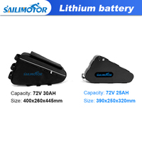 Kit de conversion de vélo électrique Sailimotor avec écran LCD, accélérateur rotatif, moteur de moyeu 1500w 2000w 3000w 72v, options de batterie