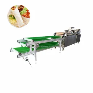 Grain product making machines/Automatic tortilla chapati making machine with PLC control Mexican Corn flour Tortilla Machine