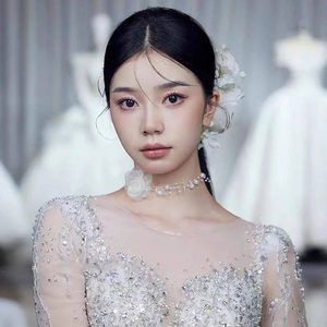 Collier ras du cou de style forêt Lyonia Ovalifolia pour femme Chaîne de clavicule en perles délicates d'inspiration française conçue par niche - Product Image 3