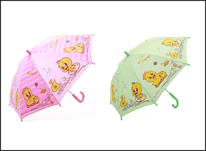 Proveedor Barato Rosa Impermeable Mango Paraguas Pequeño 69CM Diámetro para Niños Pequeños - Product Image 2