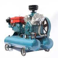 Compresseur d'air diesel à piston SHARPOWER SJ à économie d'énergie, portable, 380V, refroidi par air, sans huile, pour l'exploitation minière