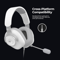 Casque de jeu filaire Havit H2230D de qualité esports, 50 mm, sensibilité de 116 dB, microphone flexible détachable, compatible avec PC