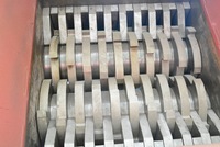 Greenlandplast twin double shaft HDD hard disk drive mesin penghancur limbah kota mdf mesin penghancur kayu lapis