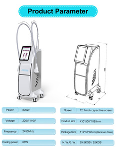 เครื่องสลายไขมัน Freezewave ราคาดีที่สุด 2450MHz หัวจับคู่ กระชับสัดส่วน ลดเซลลูไลท์ ลดไขมัน - Product Image 4