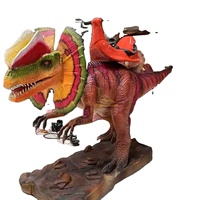 Manèges de dinosaures de simulation pour parcs d'attractions, modèles animatroniques pour adultes et enfants