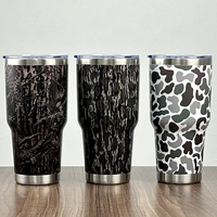 Vaso de Acero Inoxidable 304 con Recubrimiento en Polvo de 30 oz, Taza de Café con Aislamiento al Vacío de Doble Pared, Tapa Deslizante Transparente, Personalizable con Logotipo