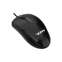 Souris d'Affaires Filaire USB VONN V301 Noire avec Long Câble, Plug & Play, Souris USB Filaire Économique pour PC et Ordinateur Portable