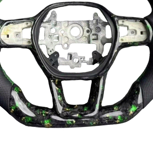 Volante Deportivo Personalizado de Fibra de Carbono, 3 Palancas, Forma de D, para Civic <span class=keywords><strong>Type</strong></span> <span class=keywords><strong>R</strong></span> Autohaus, para <span class=keywords><strong>CRV</strong></span> HR-V - Product Image 5