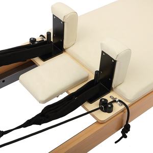 Lit de Pilates semi-surélevé en hêtre durable avec tour pour équipement d'entraînement de <span class=keywords><strong>yoga</strong></span> à noyau semi-suspendu - Product Image 2
