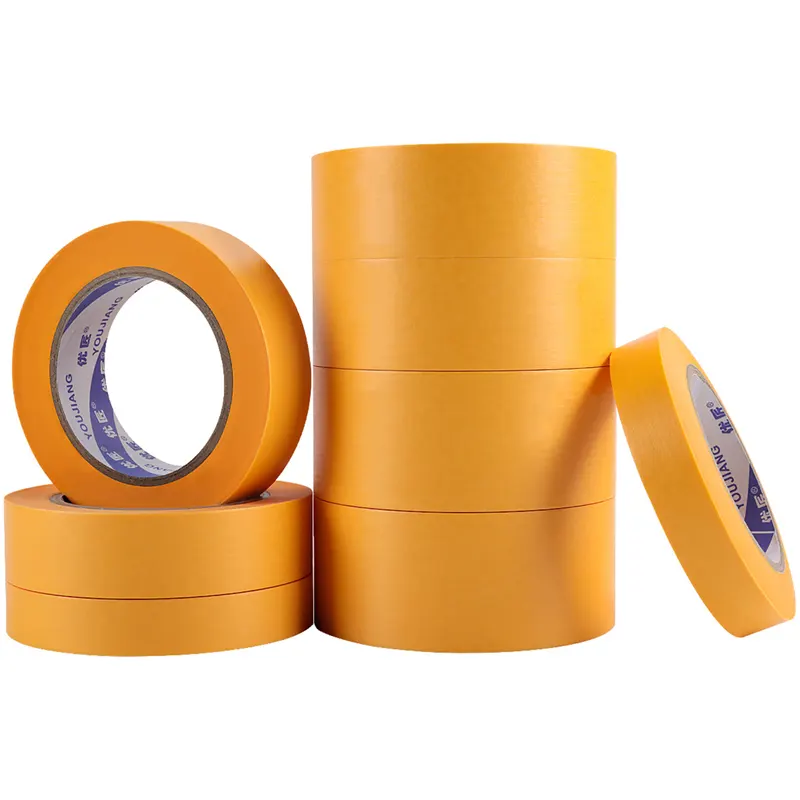 YOUJIANG高温150度黄色塗装マスキング和紙紙カー粘着テープ