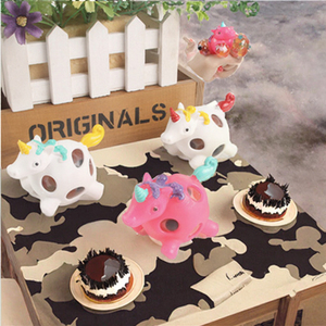 Novel Creative unicorn Venting <b>Stress</b> Relief <b>Ball</b> Squeeze Music Children's Gift Thanksgiving Plastic 12 Mini Cute Funny Toy Soft - Product Image 3