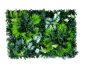 Panneaux de <span class=keywords><strong>mousse</strong></span> florale en soie pour décoration murale, roses artificielles, plantes naturelles, bambou, pierre UV, pour Noël, qualité supérieure - Product Image 2