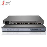 Convertisseur SERIALLINK Industrial SLK-S516R-PLUS 16 ports RS-232/RS-485 série vers Ethernet