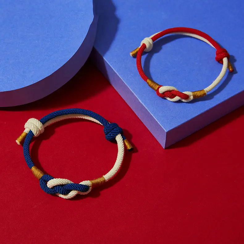 Nedeins — Bracelets Milan en corde pour Couple, bijoux tissés à la main, de haute qualité, pour cadeaux, à la mode, KIB050