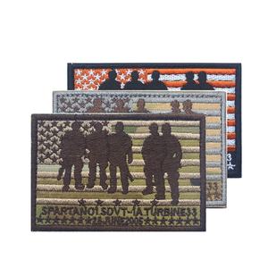 Team 10-Parche Bordado de Hierro para Sombreros, Insignia de Bombero de Acción de Ala Roja, Escalera de 43, 1, 2, 1, 2, 3 - Product Image 4