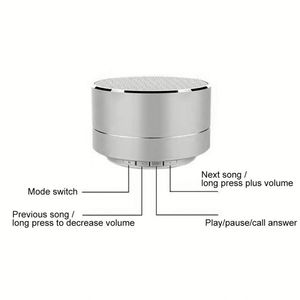 Altavoz Inalámbrico para Exteriores A10 de Alta Calidad, Mini Altavoz Portátil con Vibración para Cine en Casa - Product Image 4