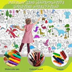 Rouleau de papier offset éducatif personnalisé pour enfants, pour peinture et dessin DIY avec couleurs personnalisées - Product Image 5