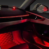 Autowellus - Juego de Altavoces LED Sincronizados de 64 Colores para el Tablero de Audi A4 A6 A7 Q5 Q7 Q8, con Control MMI
