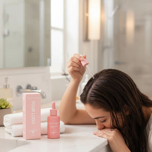 プライベートブランドの新しい有機ビーガンビオチンアルガンオイル育毛防風強化肥厚頭皮ケア2-IN-1 - Product Image 5